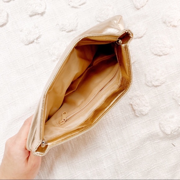 Metallic Gold Boutique Clutch - Picture 6 of 8